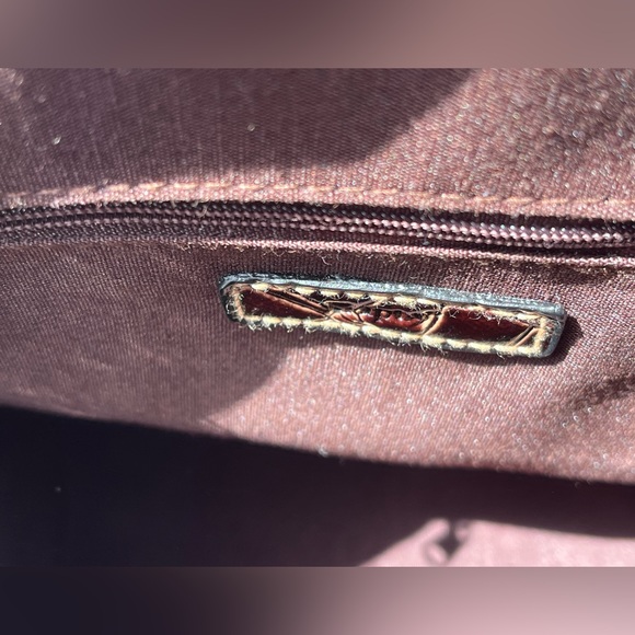 EUC Apt 9 Faux Croc Bag with Brass Accent chain Handles - Picture 16 of 17